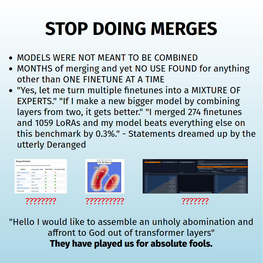 clown merges should be stopped meme